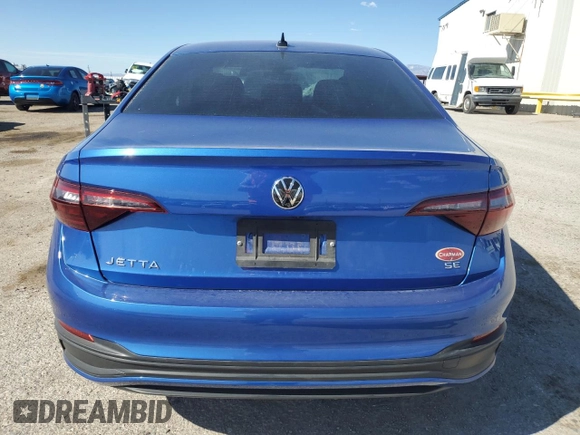 2024 Volkswagen Jetta SE with VIN 3VW7M7BU2RM067475, listed as a Copart auction lot 50451495 with 4,909 mi miles and Salvage title. Bid and sale history available at DreamBid. Image 6.