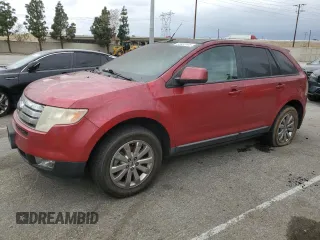 2010 Ford Edge SEL with VIN 2FMDK3JC7ABA20523, listed as a Copart auction lot 53497535 with 164,089 mi miles and Salvage Title. Bid and sale history available at carsss.com. Image 1.