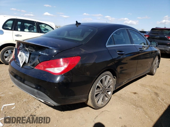 2018 Mercedes-Benz CLA 250 with VIN WDDSJ4GB7JN581916, listed as a Copart auction lot 48512373 with 46,222 mi miles and . Bid and sale history available at DreamBid. Image 3.