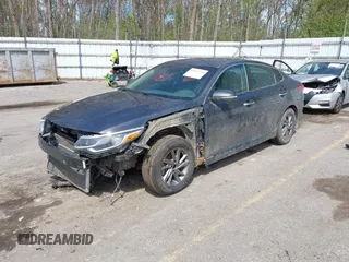 2020 Kia Optima LX with VIN 5XXGT4L3XLG384486, listed as a IAAI auction lot 42157710 with 106,413 mi miles and . Bid and sale history available at DreamBid. Image 2.
