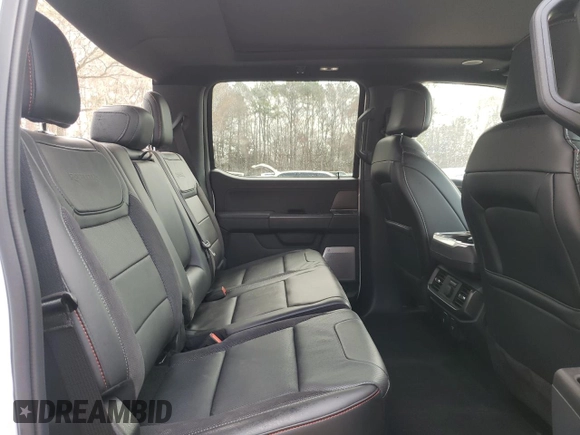 2024 Ford F-150 Raptor with VIN 1FTFW1RG5RFA24884, listed as a Copart auction lot 48981025 with 116 mi miles and Salvage Title. Bid and sale history available at DreamBid. Image 10.