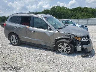 2012 Hyundai Santa Fe SE with VIN 5XYZHDAG2CG106869, listed as a Copart auction lot 75944384 with 186,373 mi miles and Salvage Title. Bid and sale history available at carsss.com. Image 4.