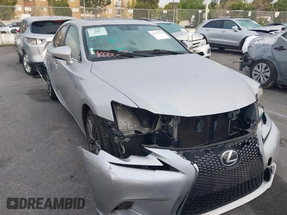 2014 Lexus IS 350 with VIN JTHBE1D28E5007718, listed as a IAAI auction lot 41915732 with 108,492 mi miles and . Bid and sale history available at DreamBid. Image 1.