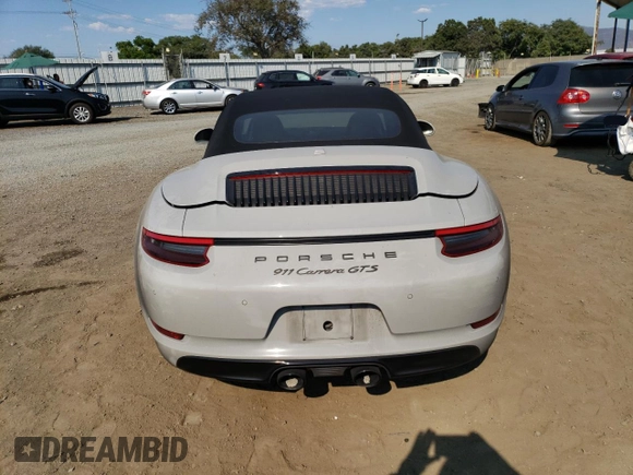 2018 Porsche 911 Carrera S with VIN WP0CB2A98JS147091, listed as a Copart auction lot 70023914 with 49,850 mi miles and Salvage Title. Bid and sale history available at carsss.com. Image 6.