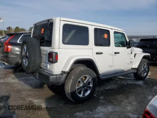 2022 Jeep Wrangler Unlimited Sahara z VIN 1C4HJXEN4NW254182, wystawiony jako Copart lot #45966425 z przebiegiem Nie podano mil oraz Szkoda całkowita • Salvage title. Historia ofert i sprzedaży dostępna na DreamBid. Obrazek 3.