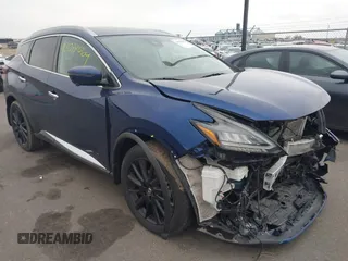 2022 Nissan Murano Platinum z VIN 5N1AZ2DS1NC125303, wystawiony jako IAAI lot #42099664 z przebiegiem 55 542 mil mil oraz . Historia ofert i sprzedaży dostępna na DreamBid. Obrazek 1.