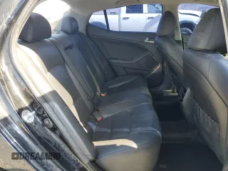 2015 Kia Optima SX Turbo with VIN 5XXGR4A6XFG454049, listed as a Copart auction lot 52217185 with 115,675 mi miles and Salvage Title. Bid and sale history available at carsss.com. Image 10.