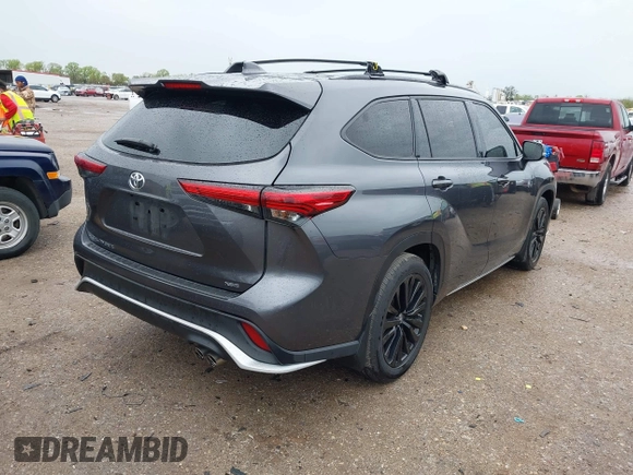 2023 Toyota Highlander L with VIN 5TDKDRAH3PS508220, listed as a IAAI auction lot 41905517 with 37,891 mi miles and . Bid and sale history available at DreamBid. Image 4.