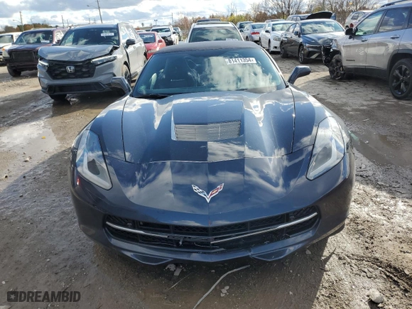 2016 Chevrolet Corvette Stingray Z51 3LT with VIN 1G1YM3D71G5110898, listed as a Copart auction lot 81411354 with 48,761 mi miles and Salvage Title. Bid and sale history available at carsss.com. Image 5.