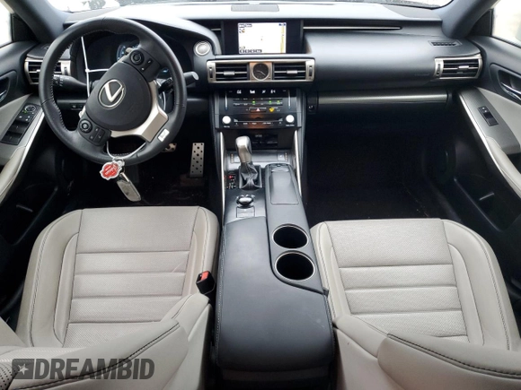 2014 Lexus IS 350 with VIN JTHBE1D20E5010273, listed as a Copart auction lot 43520715 with 197,604 mi miles and Salvage Title. Bid and sale history available at carsss.com. Image 8.