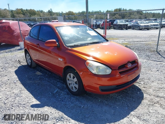 2008 Hyundai Accent GS with VIN KMHCM36C28U076792, listed as a IAAI auction lot 41726467 with 125,906 mi miles. Bid and sale history available at carsss.com. Image 1.