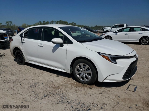 2024 Toyota Corolla Hybrid LE with VIN JTDBCMFE0R3047454, listed as a Copart auction lot 50654865 with 47,597 mi miles and Salvage Title. Bid and sale history available at carsss.com. Image 4.