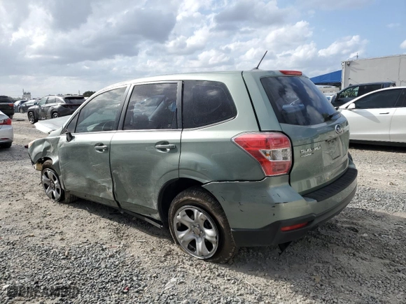 2015 Subaru Forester 2.5i with VIN JF2SJAAC4FH840542, listed as a Copart auction lot 51063785 with 89,555 mi miles and Salvage Title. Bid and sale history available at carsss.com. Image 2.