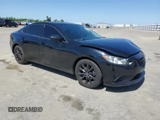 2016 Mazda 6 i Sport with VIN JM1GJ1U59G1479983, listed as a Copart auction lot 52688105 with 158,371 mi miles and Salvage Title. Bid and sale history available at DreamBid. Image 4.
