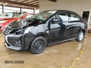 2022 Mitsubishi Mirage G4 ES with VIN ML32FUFJ4NHF06573, listed as a Copart auction lot 44548935 with 38,825 mi miles and Salvage Title. Bid and sale history available at carsss.com. Image 1.