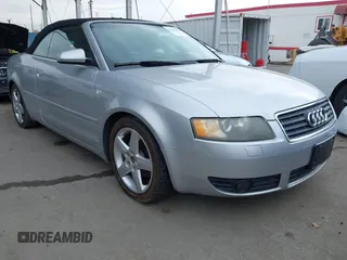 2004 Audi A4 1.8T with VIN WAUAC48H74K023098, listed as a IAAI auction lot 42162156 with 113,607 mi miles and . Bid and sale history available at DreamBid. Image 1.