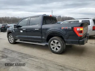 2022 Ford F-150 XL with VIN 1FTFW1EDXNFA24966, listed as a Copart auction lot 49545105 with 33,704 mi miles and Salvage Title. Bid and sale history available at DreamBid. Image 2.
