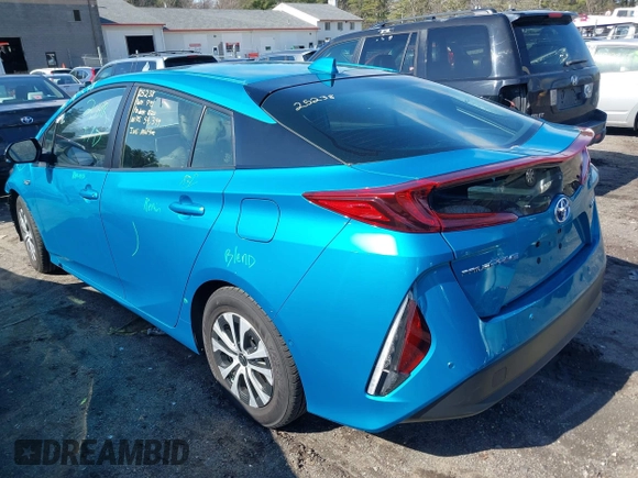 2021 Toyota Prius LE with VIN JTDKAMFP1M3166050, listed as a IAAI auction lot 41831145 with 54,350 mi miles and . Bid and sale history available at DreamBid. Image 3.