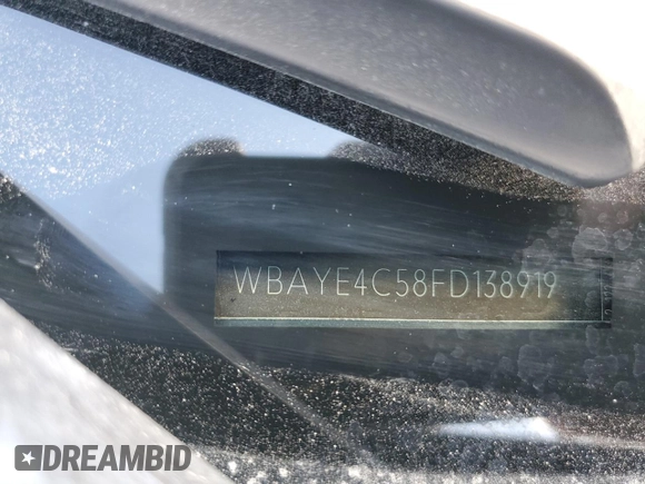 2015 BMW 7 Series 740Li with VIN WBAYE4C58FD138919, listed as a Copart auction lot 69409074 with 145,549 mi miles and Salvage Title. Bid and sale history available at DreamBid. Image 12.