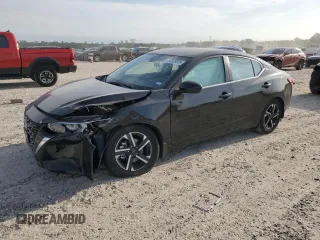 2024 Nissan Sentra SV z VIN 3N1AB8CV6RY354566, wystawiony jako Copart lot #53323535 z przebiegiem 5 444 mil mil oraz Szkoda całkowita • Salvage title. Historia ofert i sprzedaży dostępna na DreamBid. Obrazek 1.