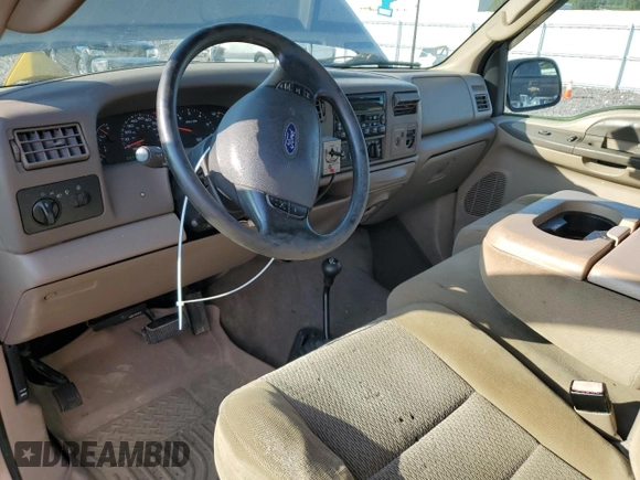 2003 Ford F-250 with VIN 3FTNF21LX3MB28837, listed as a Copart auction lot 69765954 with 97,406 mi miles and Salvage title. Bid and sale history available at DreamBid. Image 8.