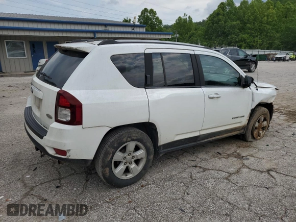 2016 Jeep Compass Latitude с VIN 1C4NJCEAXGD773650, выставлен на аукционе Copart как лот 60400805 с пробегом 83 754 миль миль и Списание • Salvage title. История ставок и продаж доступна на DreamBid. Изображение 3.