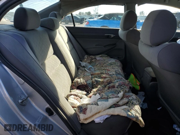 2010 Honda Civic LX with VIN 2HGFA1F57AH327476, listed as a Copart auction lot 45473805 with 202,052 mi miles and Salvage Title. Bid and sale history available at DreamBid. Image 10.