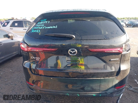 2024 Mazda CX-90 Select z VIN JM3KKAHD3R1165975, wystawiony jako IAAI lot #42086144 z przebiegiem 10 317 mil mil oraz . Historia ofert i sprzedaży dostępna na DreamBid. Obrazek 17.