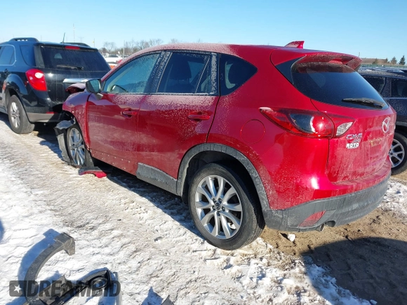 2015 Mazda CX-5 Grand Touring with VIN JM3KE4DY0F0538246, listed as a IAAI auction lot 41629662 with 87,788 mi miles. Bid and sale history available at carsss.com. Image 3.