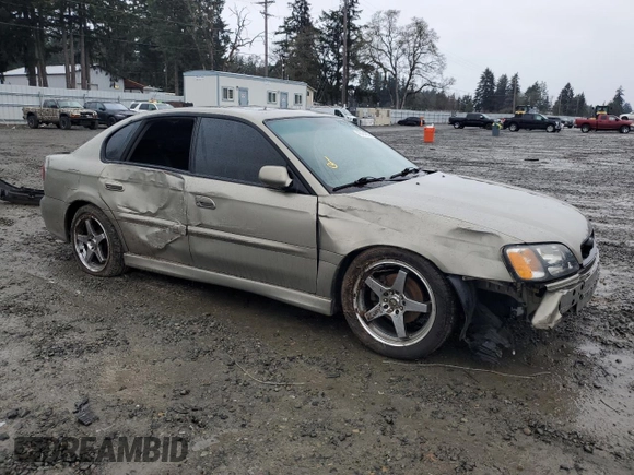 2001 Subaru Legacy with VIN 4S3BE645016202306, listed as a Copart auction lot 45784295 with 93,256 mi miles and Salvage title. Bid and sale history available at DreamBid. Image 4.
