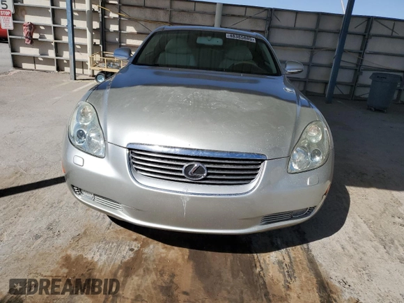2002 Lexus SC 430 z VIN JTHFN48Y920001694, wystawiony jako Copart lot #48385885 z przebiegiem 105 296 mil mil oraz Szkoda całkowita • Salvage title. Historia ofert i sprzedaży dostępna na DreamBid. Obrazek 5.