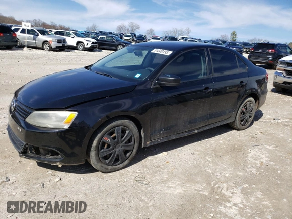 2012 Volkswagen Jetta Sedan S w/Sunroof with VIN 3VW2K7AJ2CM383313, listed as a Copart auction lot 51040495 with 149,972 mi miles and Non Repairable. Bid and sale history available at carsss.com. Image 1.