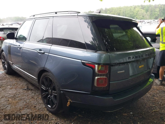 2019 Land Rover Range Rover with VIN SALGS2RE5KA516721, listed as a IAAI auction lot 42081181 with 120,147 mi miles and . Bid and sale history available at DreamBid. Image 3.