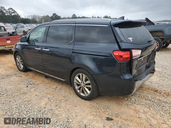 2016 Kia Sedona SX-L with VIN KNDME5C12G6118059, listed as a Copart auction lot 47723945 with 177,391 mi miles and Salvage Title. Bid and sale history available at carsss.com. Image 2.