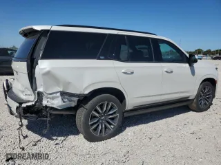 2023 Cadillac Escalade Sport Platinum with VIN 1GYS4GKT9PR192029, listed as a Copart auction lot 47383735 with 0 mi miles and Salvage Title. Bid and sale history available at carsss.com. Image 3.