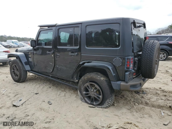 2016 Jeep Wrangler Unlimited 75th Anniversary with VIN 1C4HJWEG5GL235186, listed as a Copart auction lot 47037535 with 152,573 mi miles and Salvage Title. Bid and sale history available at carsss.com. Image 2.