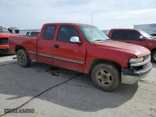 2001 Chevrolet Silverado 1500 LS with VIN 2GCEC19T211348811, listed as a Copart auction lot 45235035 with 264,746 mi miles and Salvage Title. Bid and sale history available at carsss.com. Image 4.
