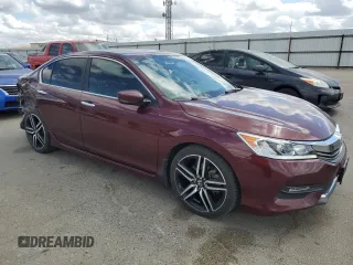 2016 Honda Accord Sport with VIN 1HGCR2F57GA199216, listed as a Copart auction lot 56395825 with 108,837 mi miles and Salvage title. Bid and sale history available at DreamBid. Image 4.
