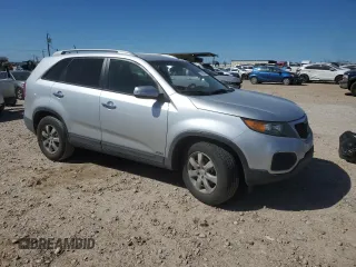 2012 Kia Sorento LX with VIN 5XYKTDA20CG218347, listed as a Copart auction lot 47980695 with 163,476 mi miles and Salvage Title. Bid and sale history available at carsss.com. Image 4.