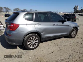 2013 BMW X3 xDrive28i with VIN 5UXWX9C56D0A11027, listed as a Copart auction lot 52176525 with 215,712 mi miles and Clean Title. Bid and sale history available at carsss.com. Image 3.