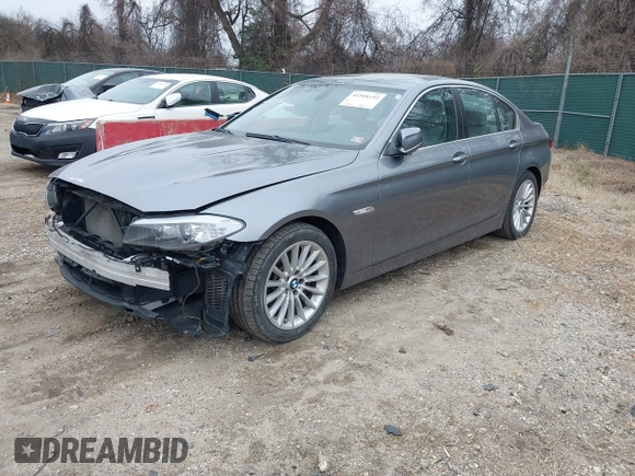 2011 BMW 5 Series 535i with VIN WBAFR7C57BC606894, listed as a IAAI auction lot 41508192 with 136,990 mi miles and . Bid and sale history available at carsss.com. Image 2.