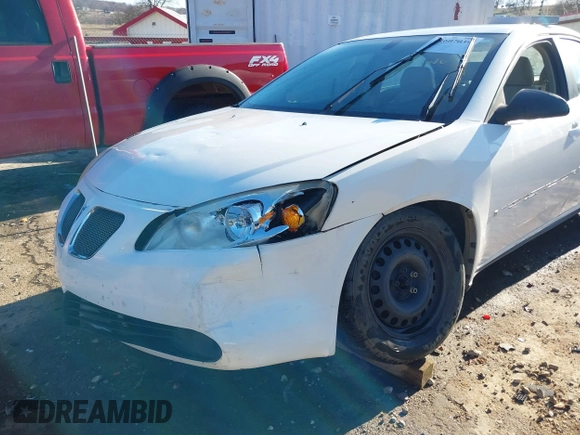 2007 Pontiac G6 1SV Value Leader with VIN 1G2ZF58B174212339, listed as a IAAI auction lot 41607039 with 144,836 mi miles. Bid and sale history available at carsss.com. Image 6.