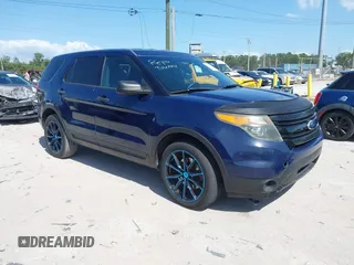 2014 Ford Police Interceptor Utility z VIN 1FM5K8AR7EGC37798, wystawiony jako IAAI lot #42004723 z przebiegiem 146 521 mil mil oraz . Historia ofert i sprzedaży dostępna na DreamBid. Obrazek 1.