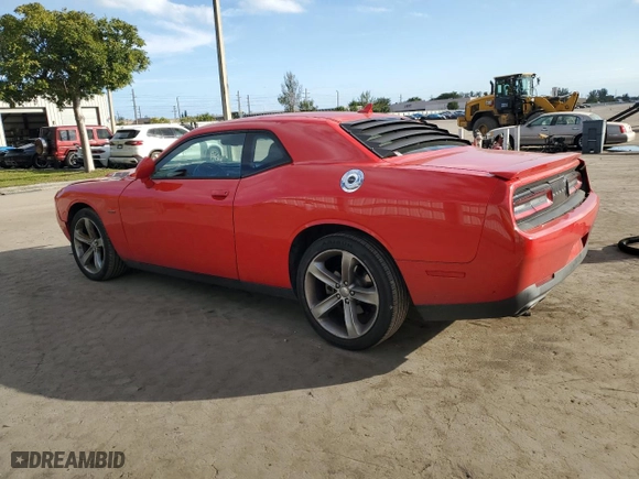 2015 Dodge Challenger R/T with VIN 2C3CDZAT4FH737497, listed as a Copart auction lot 42620365 with 67,579 mi miles and Salvage Title. Bid and sale history available at carsss.com. Image 2.