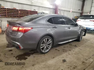 2020 Acura TLX w/Technology Pkg with VIN 19UUB2F41LA001689, listed as a Copart auction lot 41614065 with 84,736 mi miles and Salvage Title. Bid and sale history available at carsss.com. Image 3.
