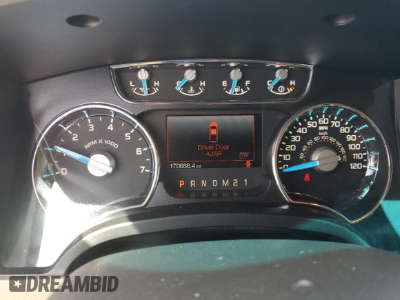 2014 Ford F-150 XL with VIN 1FTFW1CT3EKD66583, listed as a Copart auction lot 50505885 with 170,688 mi miles and Salvage Title. Bid and sale history available at carsss.com. Image 9.