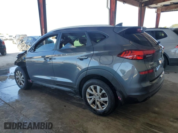 2021 Hyundai Tucson Value with VIN KM8J33A44MU313500, listed as a Copart auction lot 45152355 with 91,593 mi miles and Non Repairable. Bid and sale history available at carsss.com. Image 2.