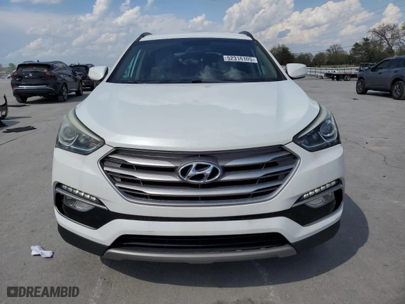 2017 Hyundai Santa Fe Sport 2.4L with VIN 5NMZU3LB9HH011861, listed as a Copart auction lot 52316105 with 85,301 mi miles and Salvage Title. Bid and sale history available at carsss.com. Image 5.