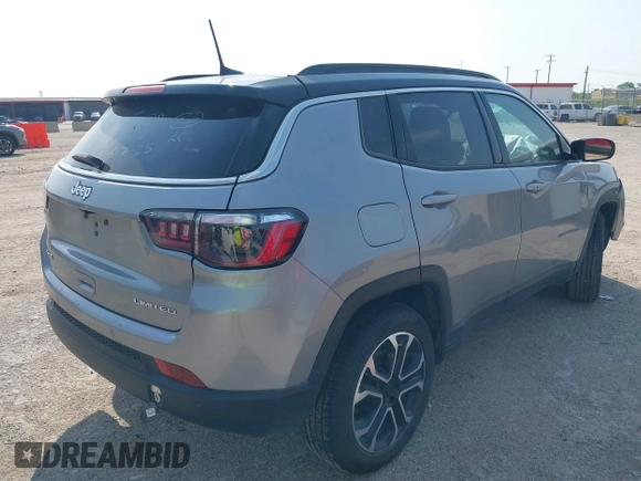 2024 Jeep Compass Limited z VIN 3C4NJDCN4RT595193, wystawiony jako IAAI lot #42275126 z przebiegiem 26 638 mil mil oraz . Historia ofert i sprzedaży dostępna na DreamBid. Obrazek 4.