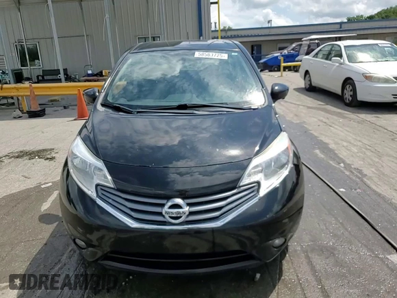 2016 Nissan Note S with VIN 3N1CE2CPXGL395968, listed as a Copart auction lot 58583725 with 144,252 mi miles and Salvage title. Bid and sale history available at DreamBid. Image 14.